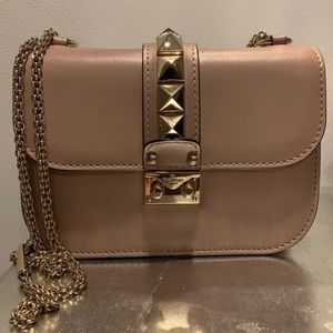 Valentino Glam Lock -Small- Poudre